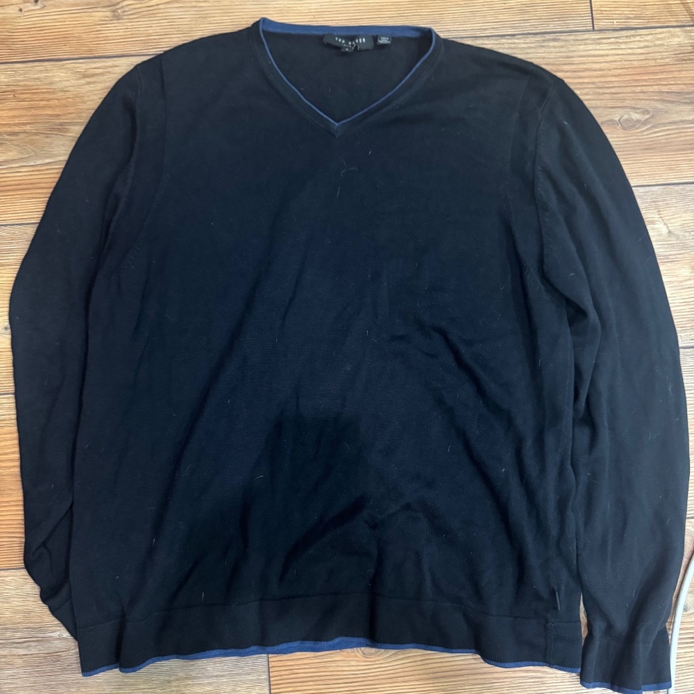 Ted Baker V-Neck Sweater - Size 5